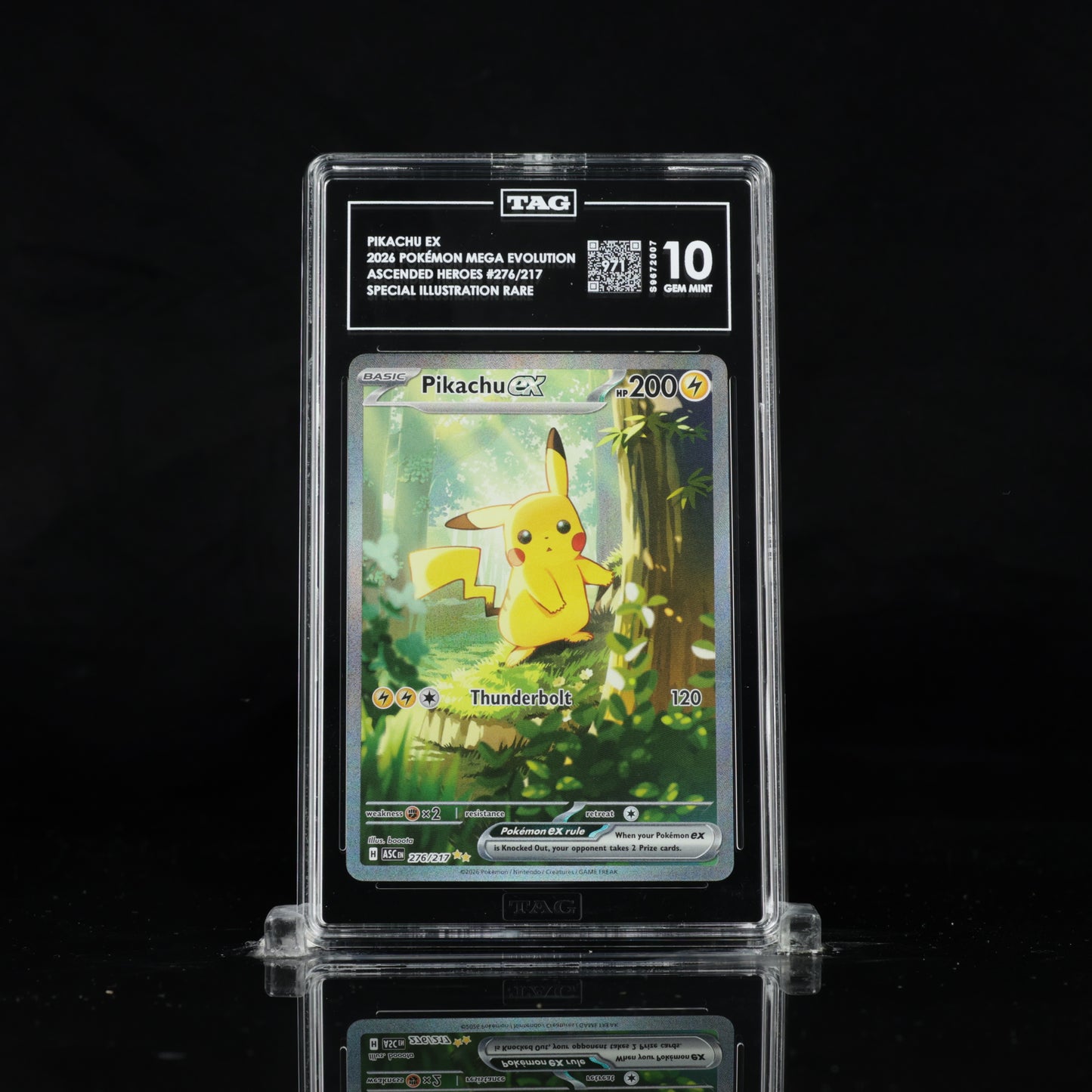 Pikachu EX 276/217 Ascended Heroes Tag 10