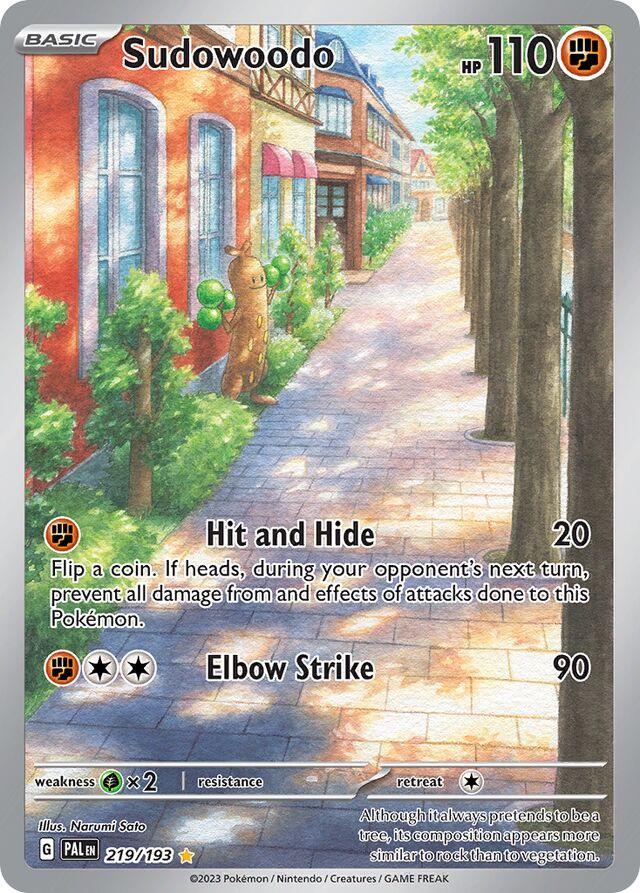 Sudowoodo - Paldea Evolved #219/193