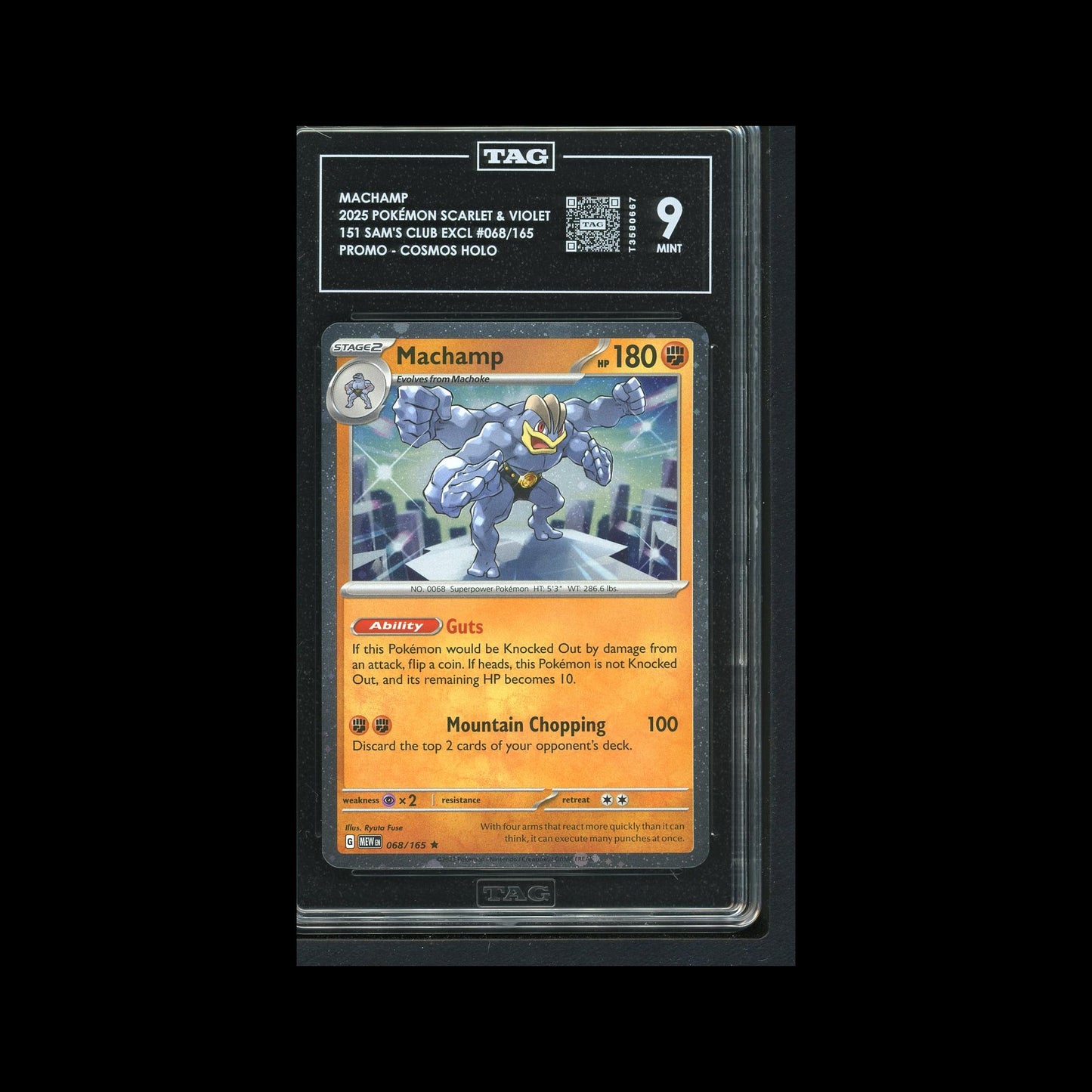 Machamp - Sam's Club Promo 068/165 TAG 9 - A