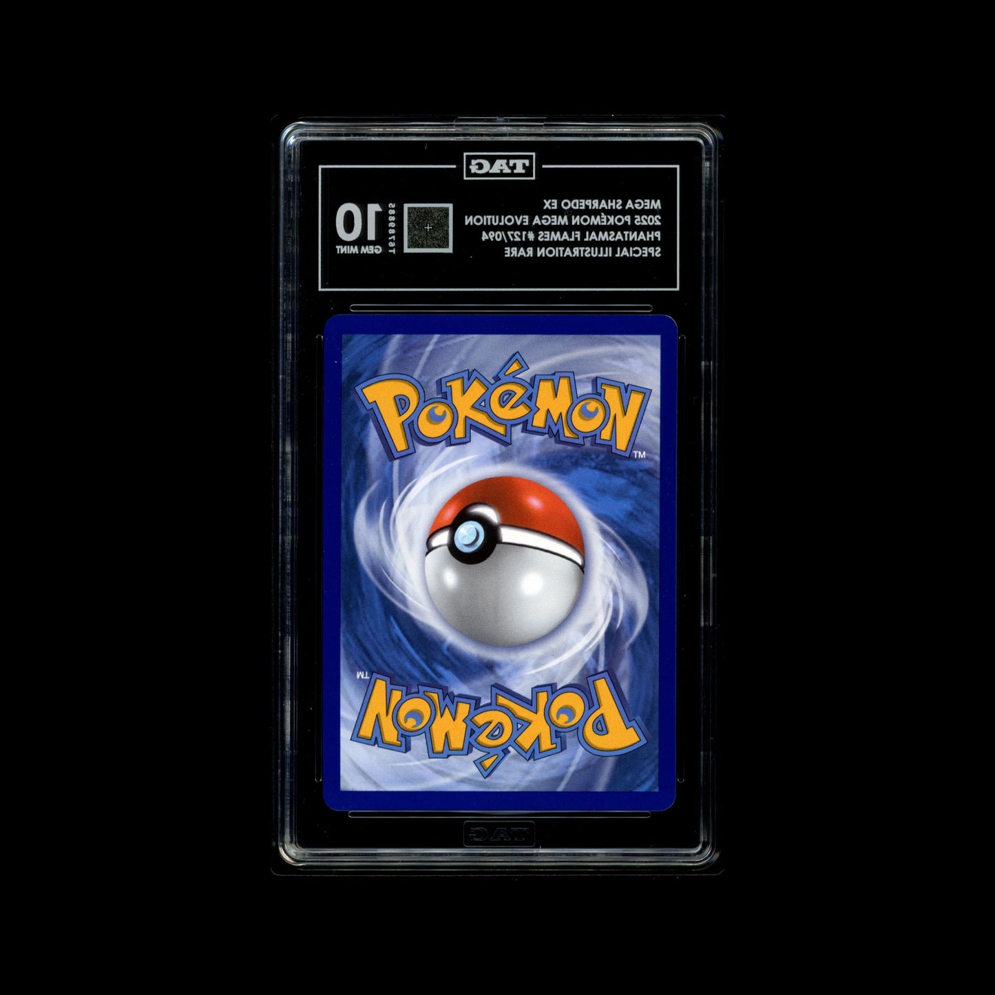 Mega Sharpedo ex - Phantasmal Flames 127/094 TAG 10 GEM MINT - A