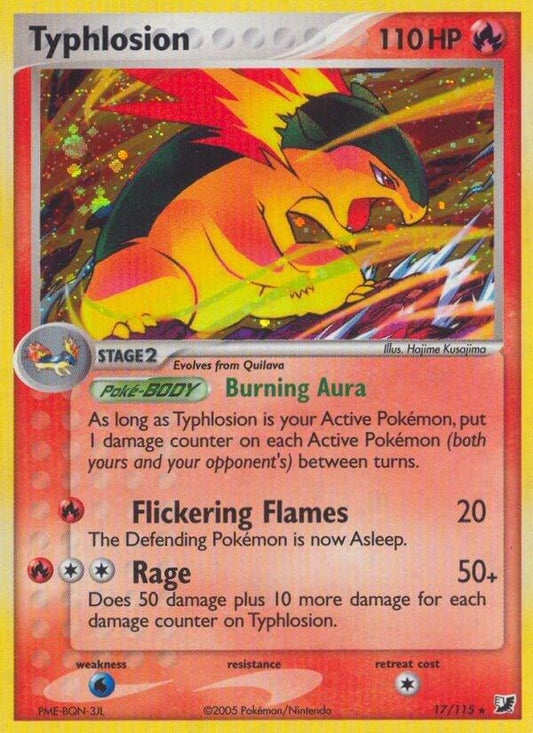 Typhlosion - Unseen Forces #17/115 (Halo)