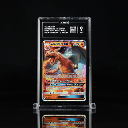 Charizard GX- SM: Detective Pikachu Black Star Promo #SM195 - TAG 9 - L