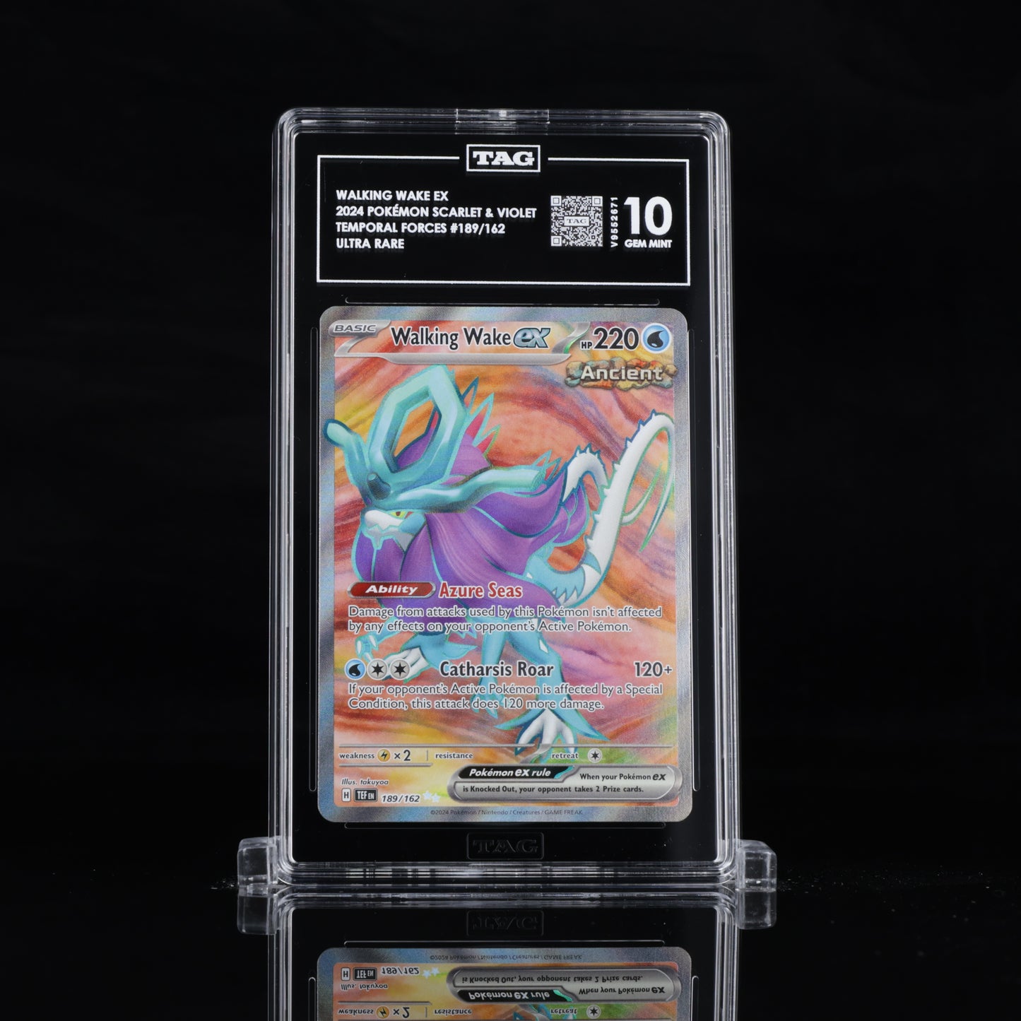 Walking Wake ex 189/162 Ultra Rare - TAG 10