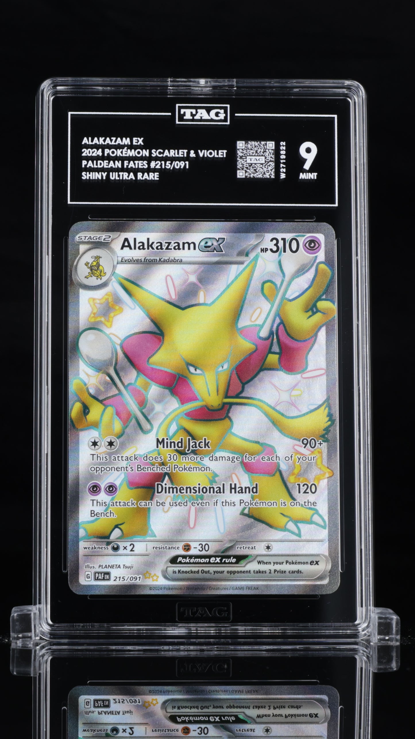 Alakazam ex 215/091 Shiny Ultra Rare - TAG 9