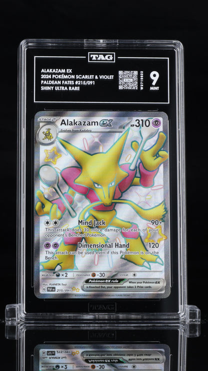 Alakazam ex 215/091 Shiny Ultra Rare - TAG 9