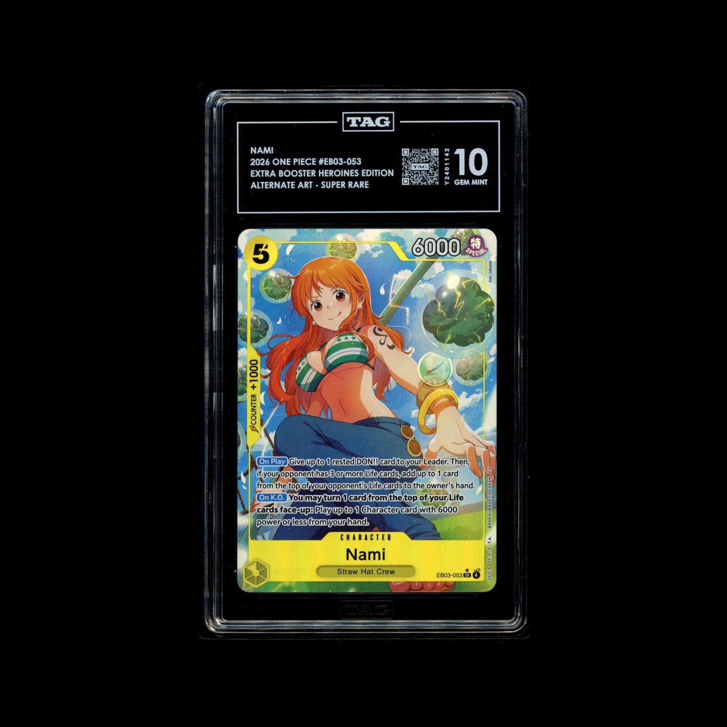 Nami - One Piece EB03 #EB03-053 - TAG 10