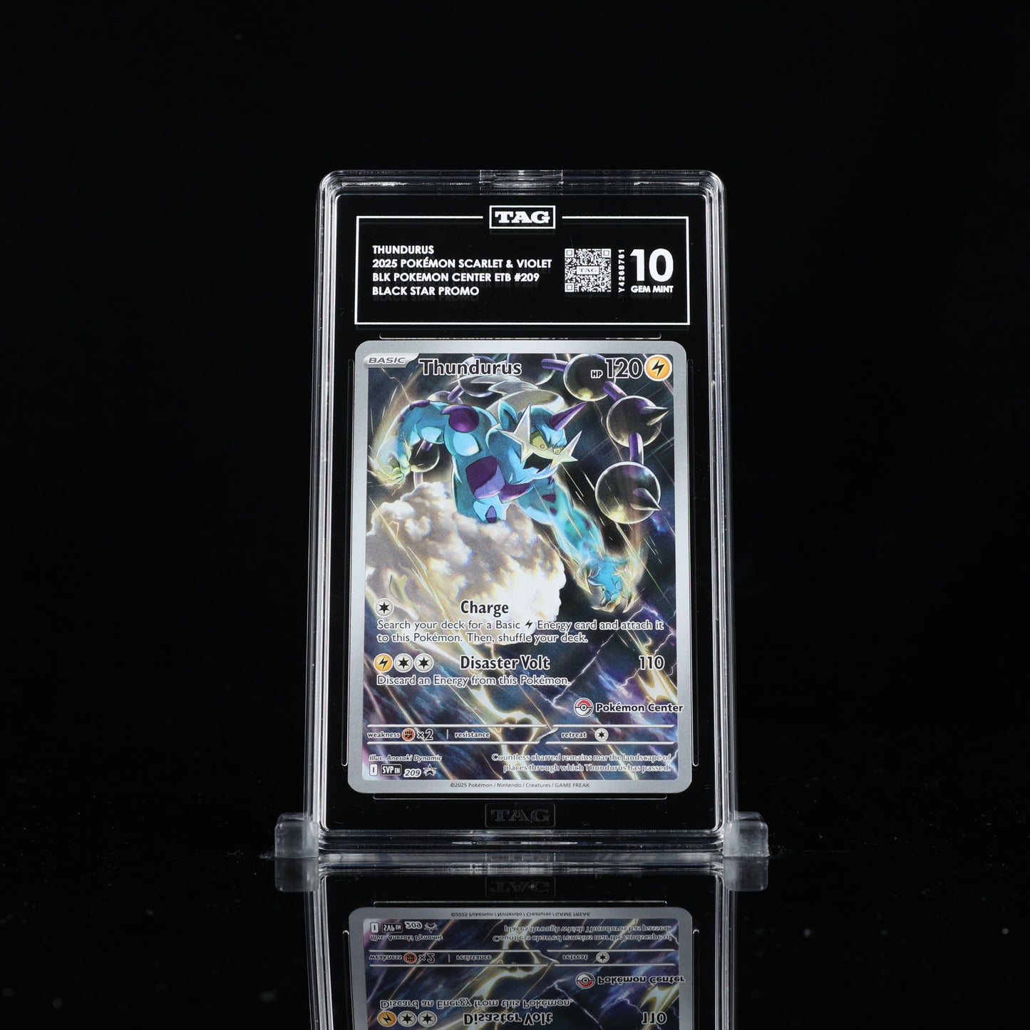 Thundurus - Pokémon center stamp SVP #209 TAG 10