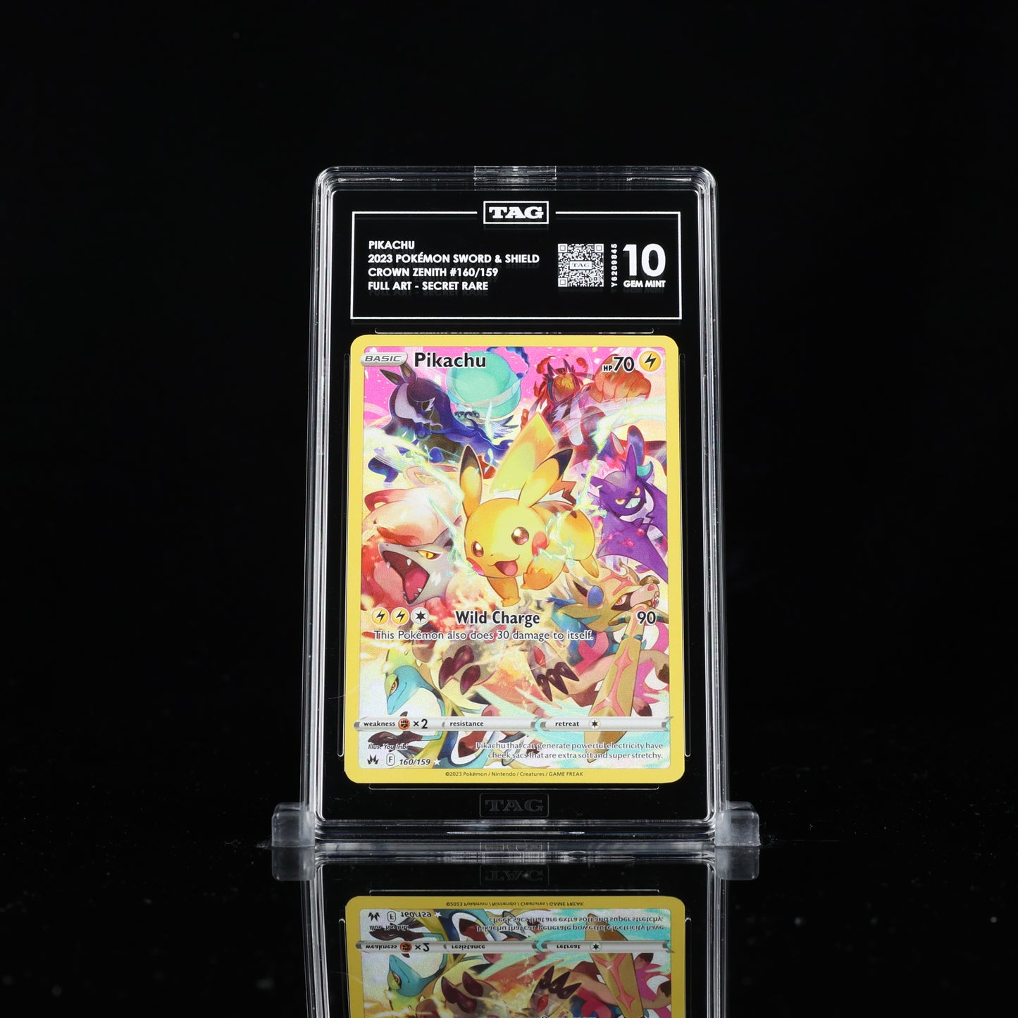 Pikachu - Crown Zenith #160/159 TAG 10