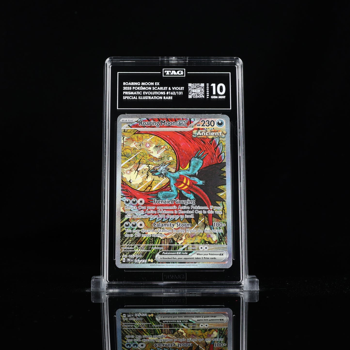 Roaring Moon EX - Prismatic Evolutions #162/131 TAG 10