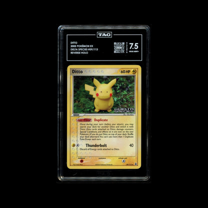 Ditto (Pikachu) Reverse Holo - Delta Species #39/113 - TAG 7.5
