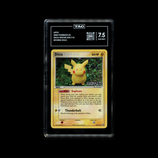 Ditto (Pikachu) Reverse Holo - Delta Species #39/113 - TAG 7.5