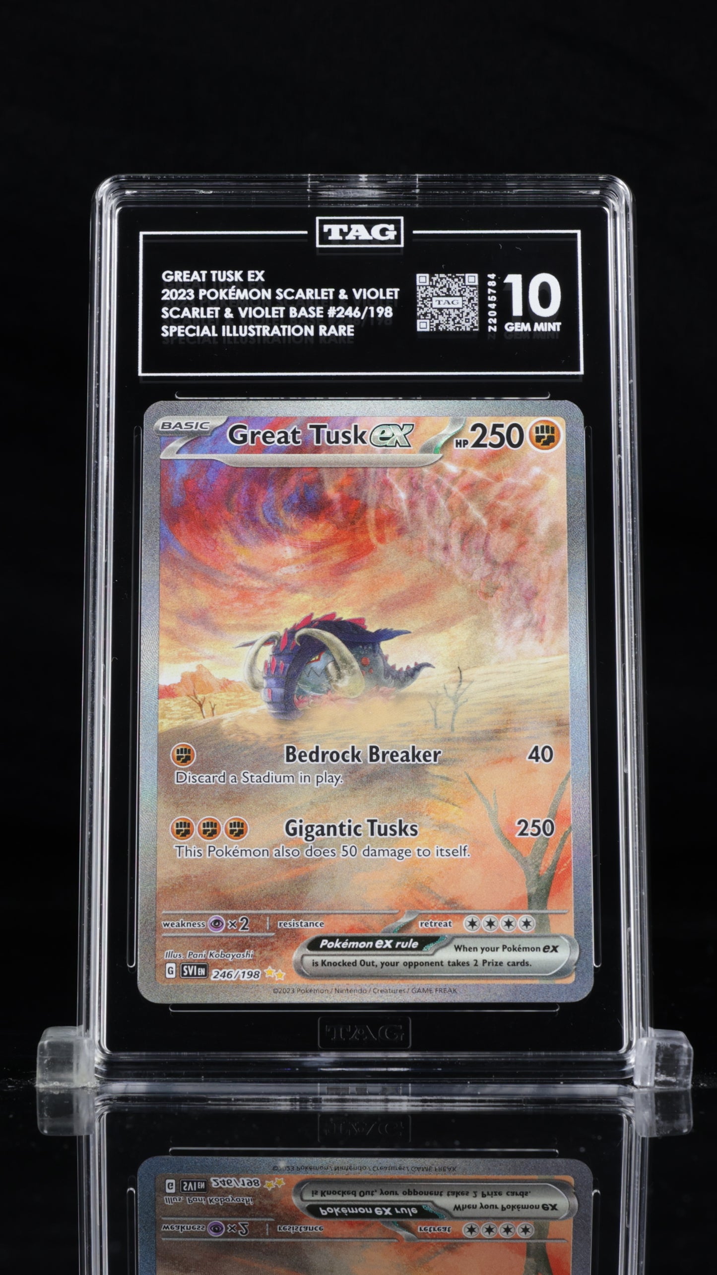 Great Tusk EX - S&V Base #246/198 TAG 10