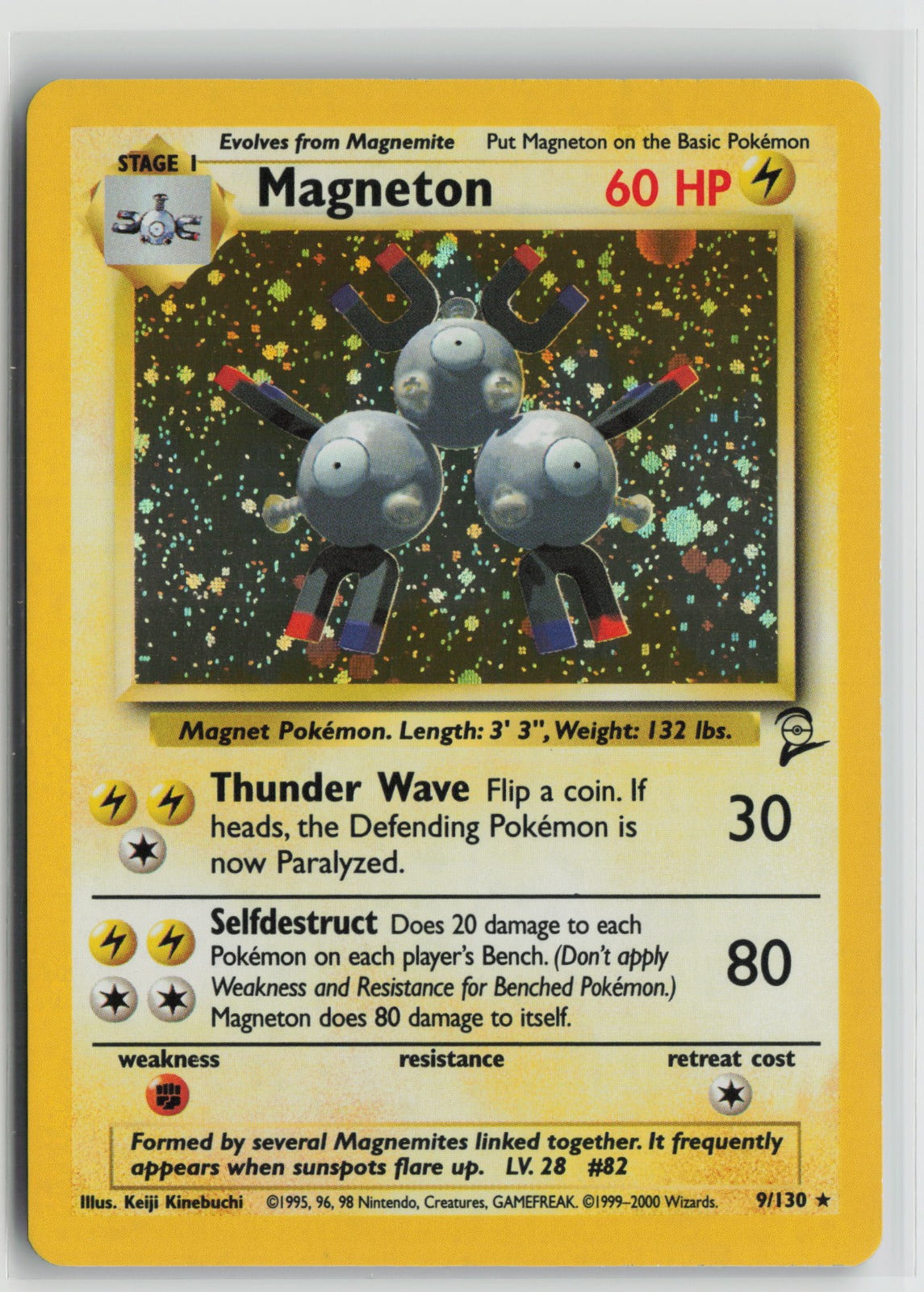 Magneton Holo Rare BS2 009/130 LP
