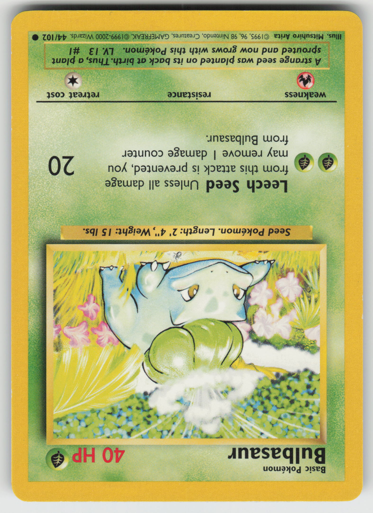 Bulbasaur Common Base Set 044/102 LP