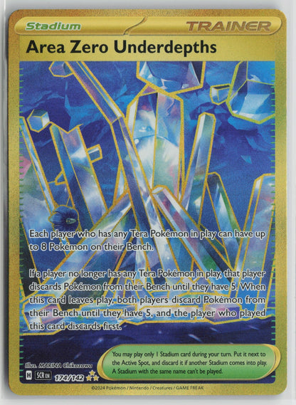 Area Zero Underdepths - Hyper Rare Holo SCR 174/142 NM