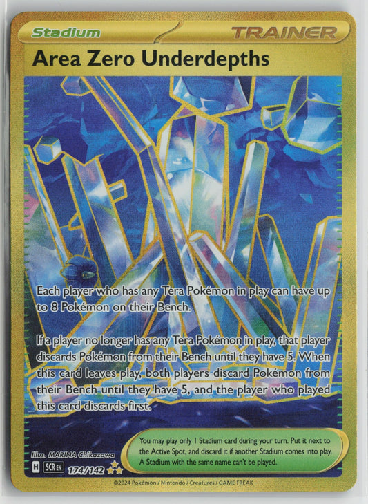 Area Zero Underdepths - Hyper Rare Holo SCR 174/142 NM