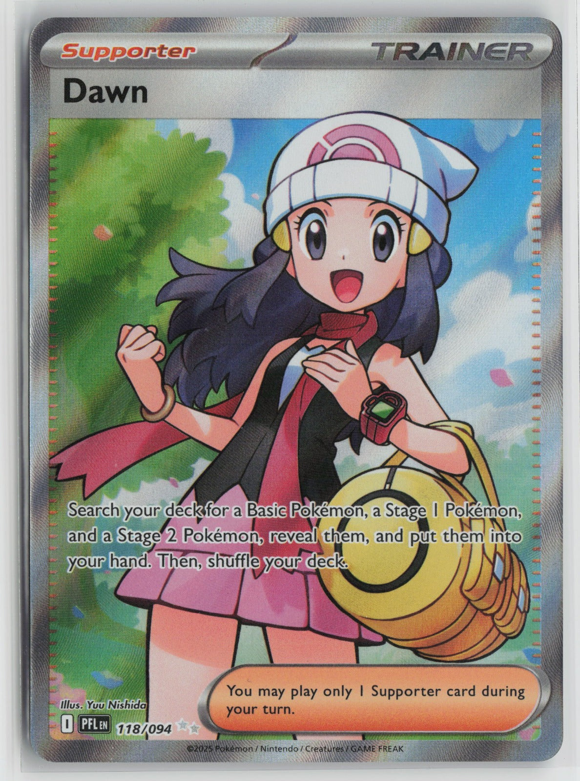 Dawn - Ultra Rare Holo PFL 118/094 NM