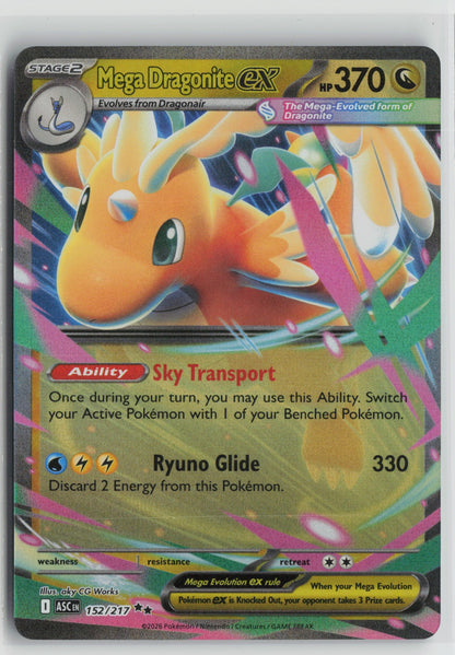 Mega Dragonite ex - Double Rare Holo ASC 152/217 NM