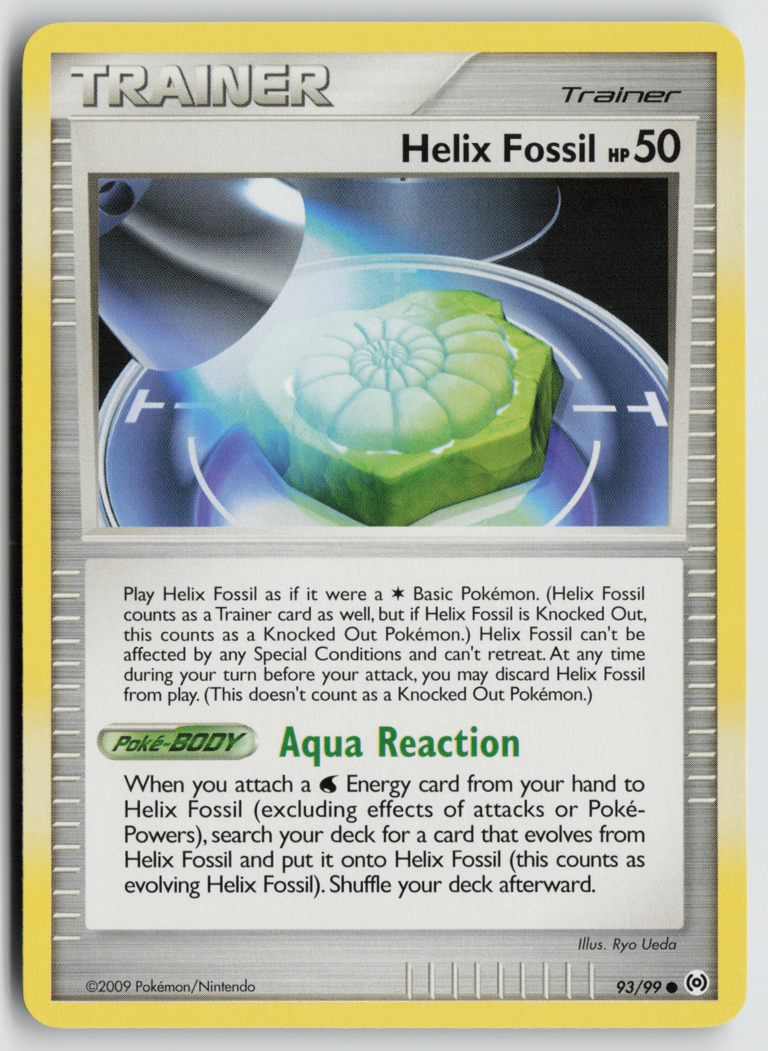 Helix Fossil Common Arceus 93/99 NM