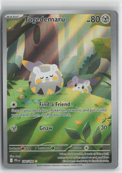 Togedemaru - Illustration Rare Holo PFL 104/094 NM