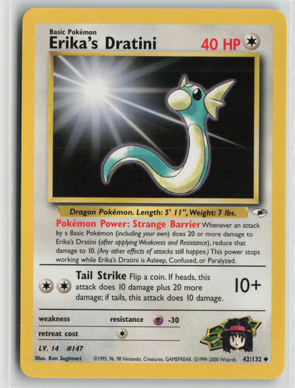 Erika's Dratini Uncommon Unlimited G1 042/132 NM