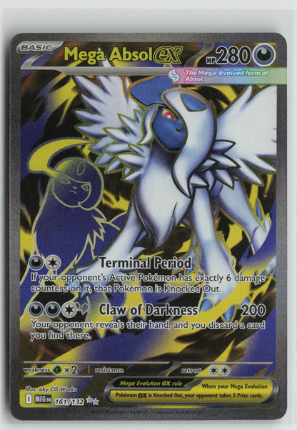 Mega Absol ex Ultra Rare Holo MEG 161/132 NM