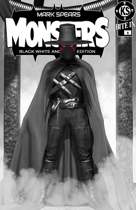 MARK SPEARS MONSTERS #1 7TH PTG BLACK WHITE & DEAD EDITION CVR D ABSOLUTE BATMAN