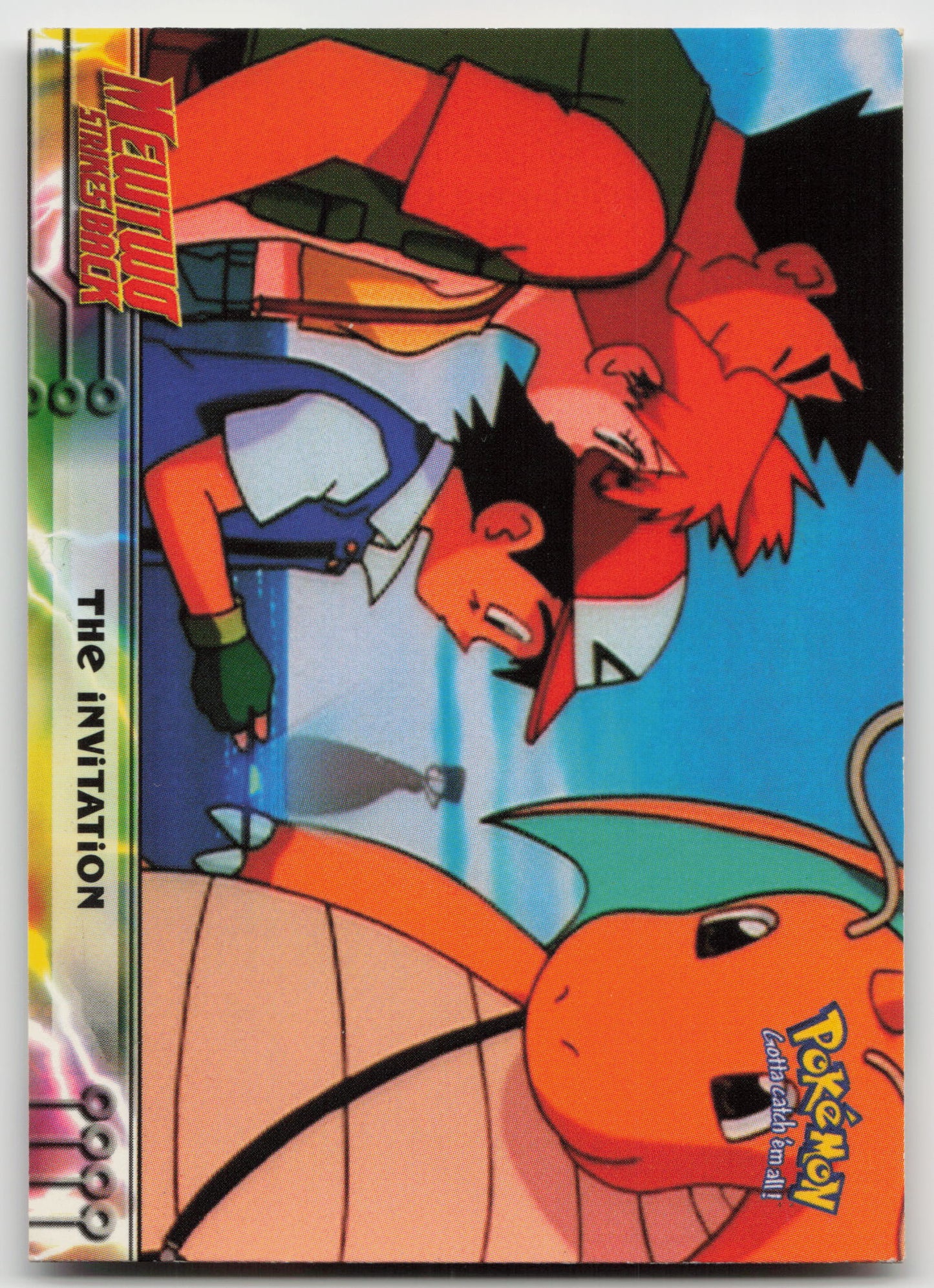 The Invation #13 Mewtwo Strikes Back Topps Movie Animation Edition Non-Holo LP