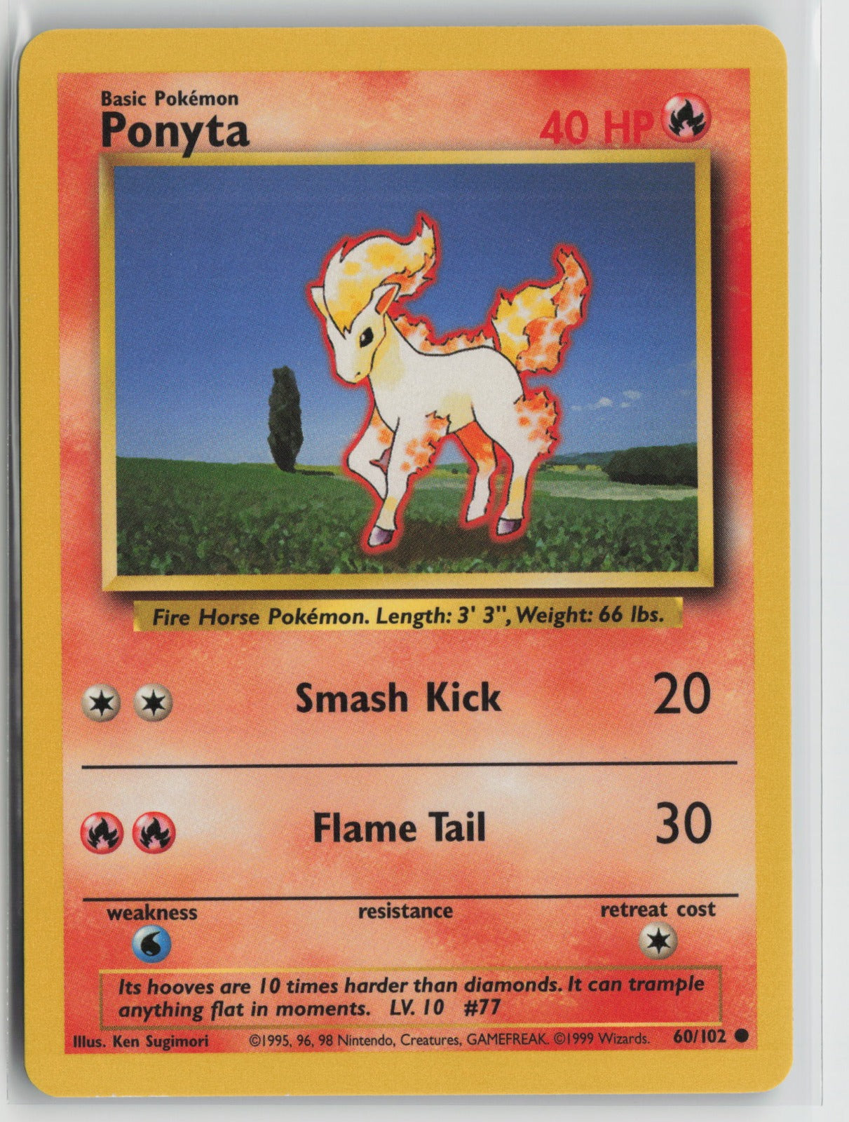Ponyta Common BS 060/102 LP