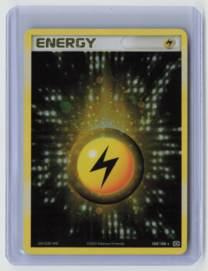 Lightning Energy Holo Rare Emerald 104/106 NM