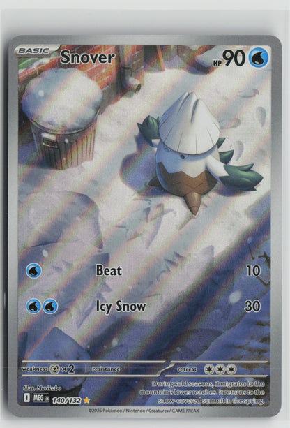 Snover Illustration Rare Holo MEG 140/132 NM