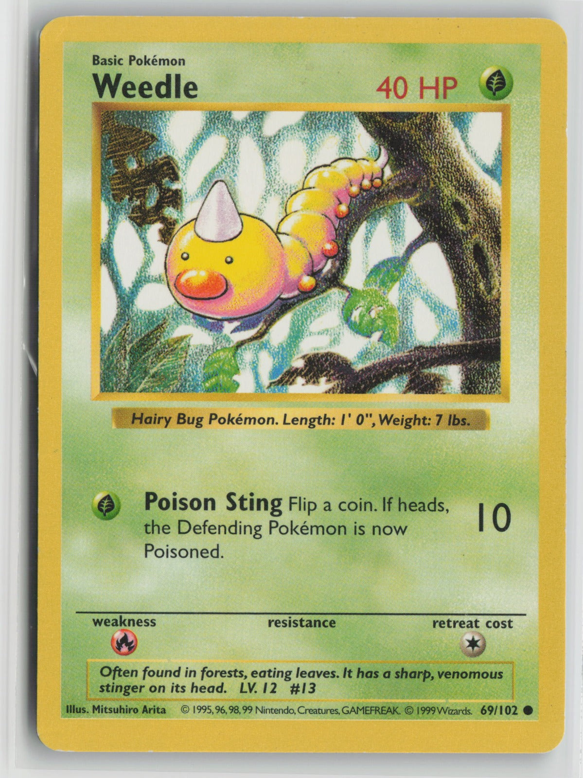 Weedle Common Unlimited BSS 069/102 MP