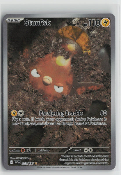 Stunfisk Illustration Rare Holo SSP 202/191 NM