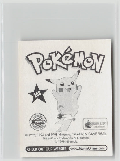 Farfetch'd - Merlin Topps Sticker 1999 #208 NM (Back)