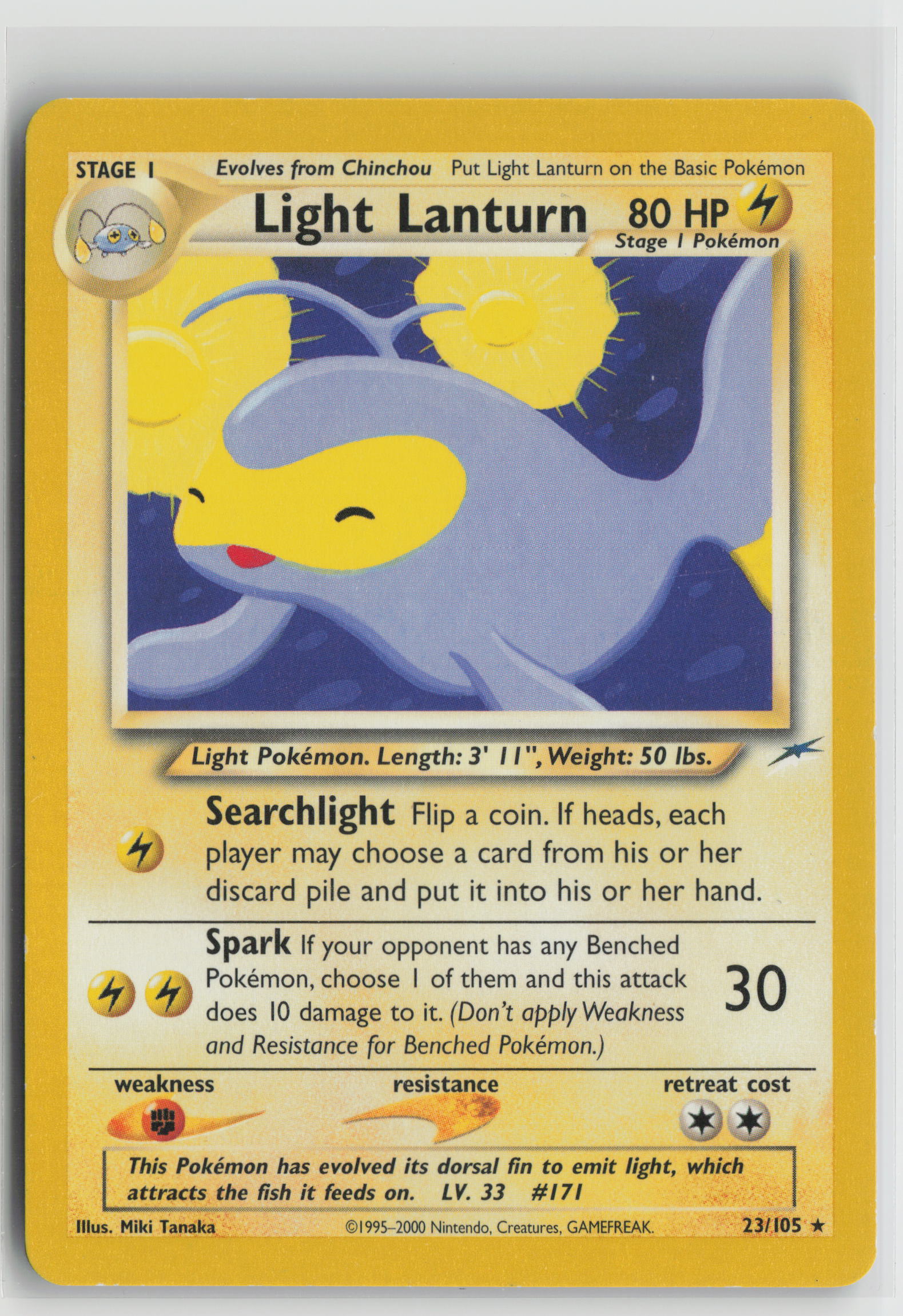 Light Lanturn Rare Neo Destiny 023/105 LP