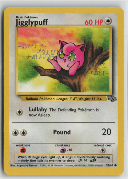 Jigglypuff Common Unlimited JU 54/64 LP