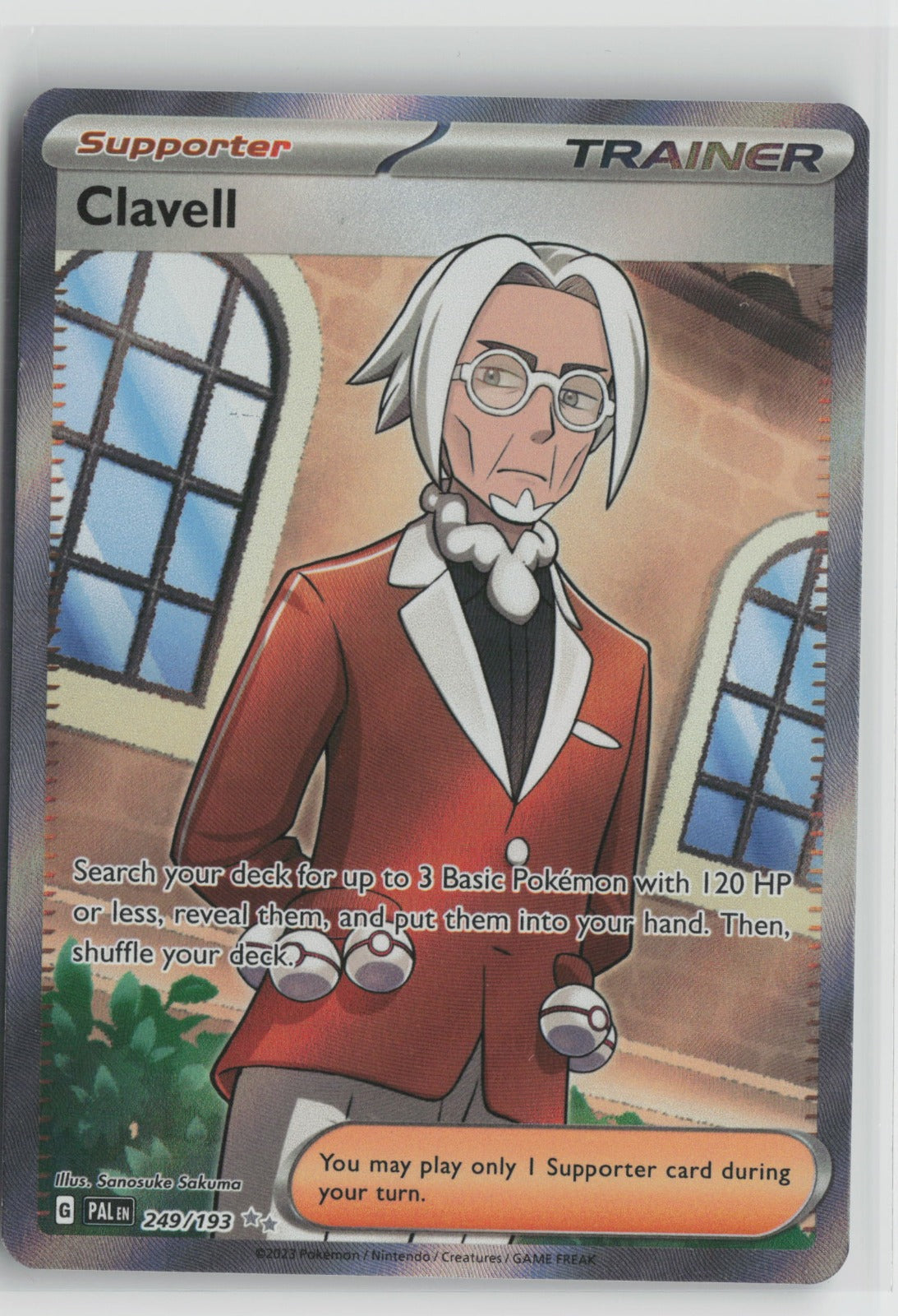 Clavell Ultra Rare Holo PAL 249/193 NM