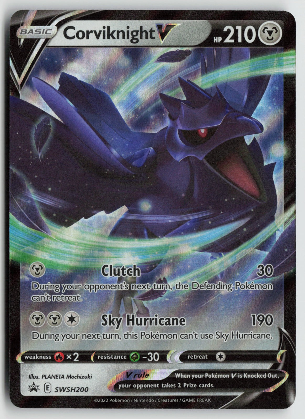 Corviknight V - Promo Holo SWSD SWSH200 NM