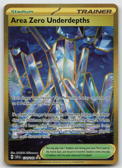 Area Zero Underdepths Hyper Rare Holofoil SCR 174/142 NM