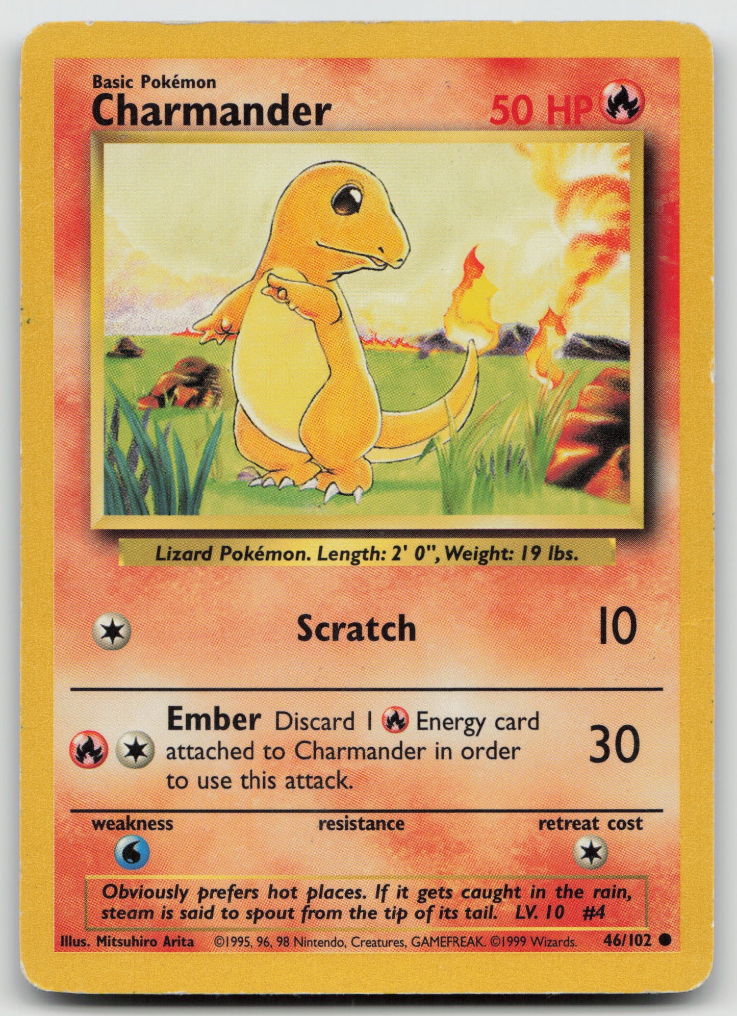Charmander Common Normal BS 046/102 HP