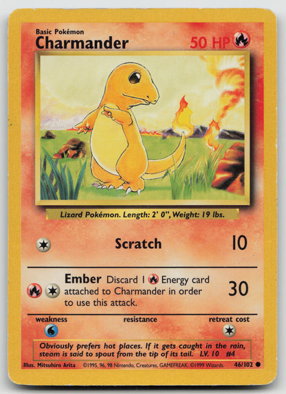 Charmander Common Normal BS 046/102 HP