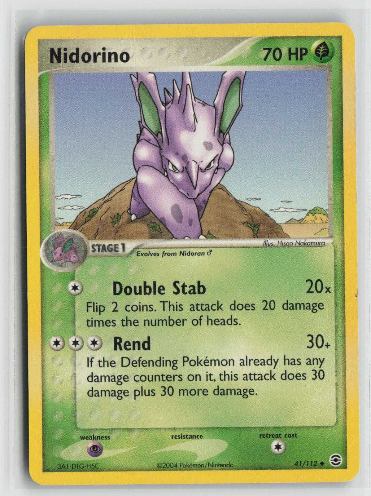Nidorino Uncommon RG 41/112 DMG