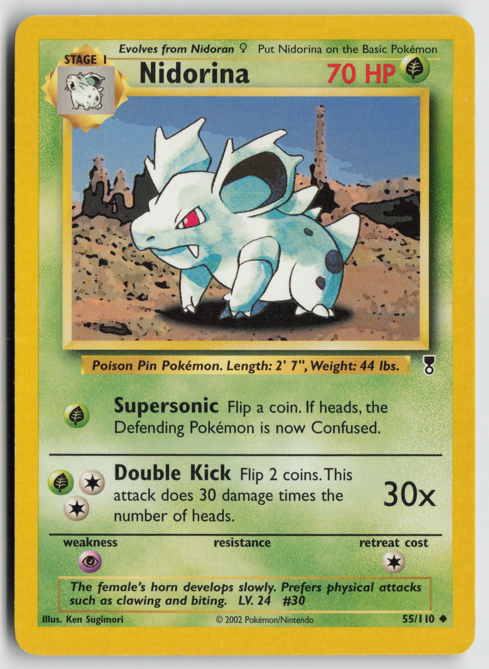 Nidorina Uncommon Legendary Collection 055/110 MP