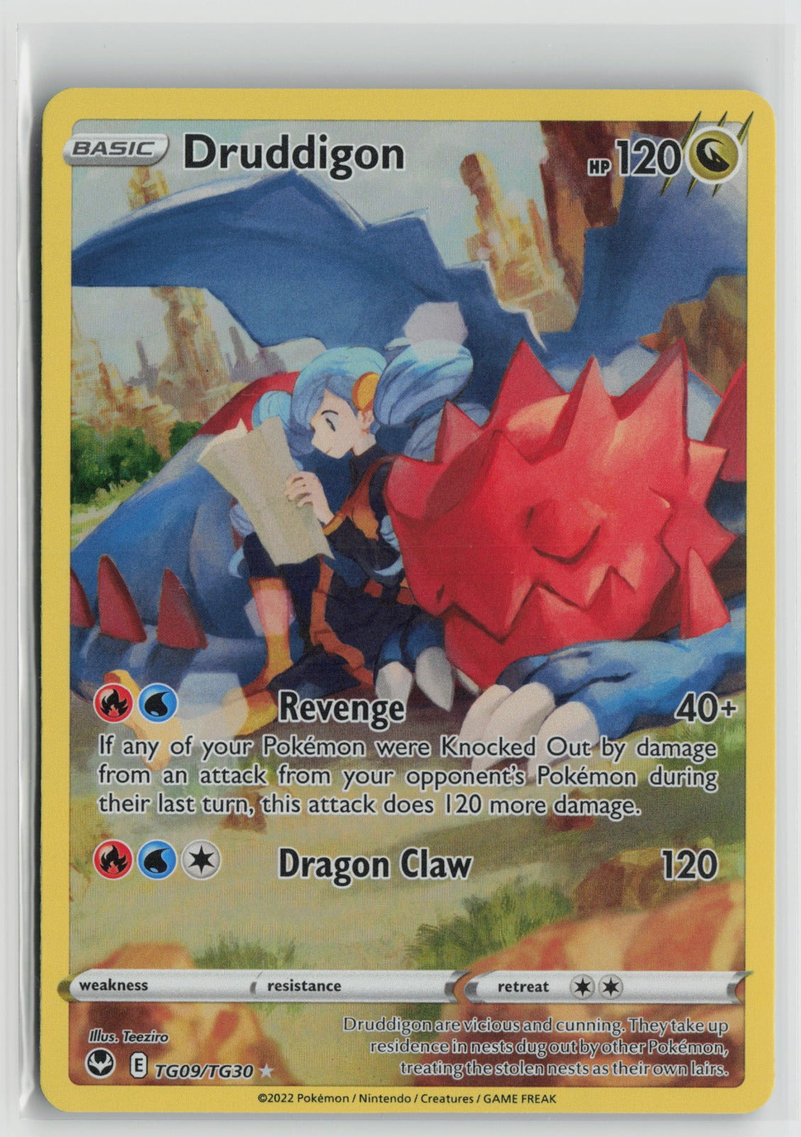 Druddigon Ultra Rare Holo SWSH12: TG TG09/TG30 NM