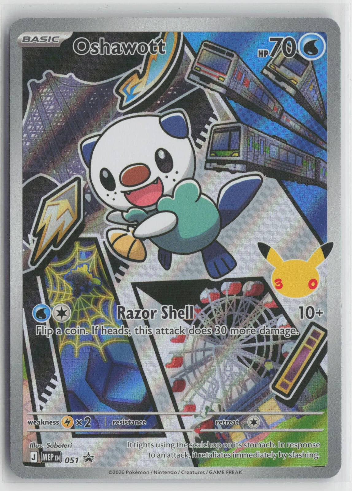 Oshawott Promo Holo MEP 051 NM