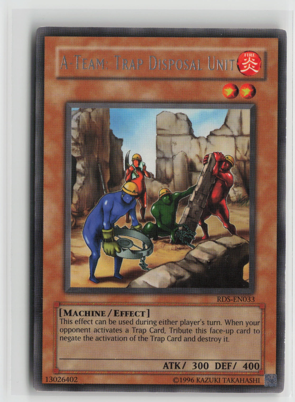 A-Team: Trap Disposal Unit Rare Unlimited DR3 DR3-EN093 NM