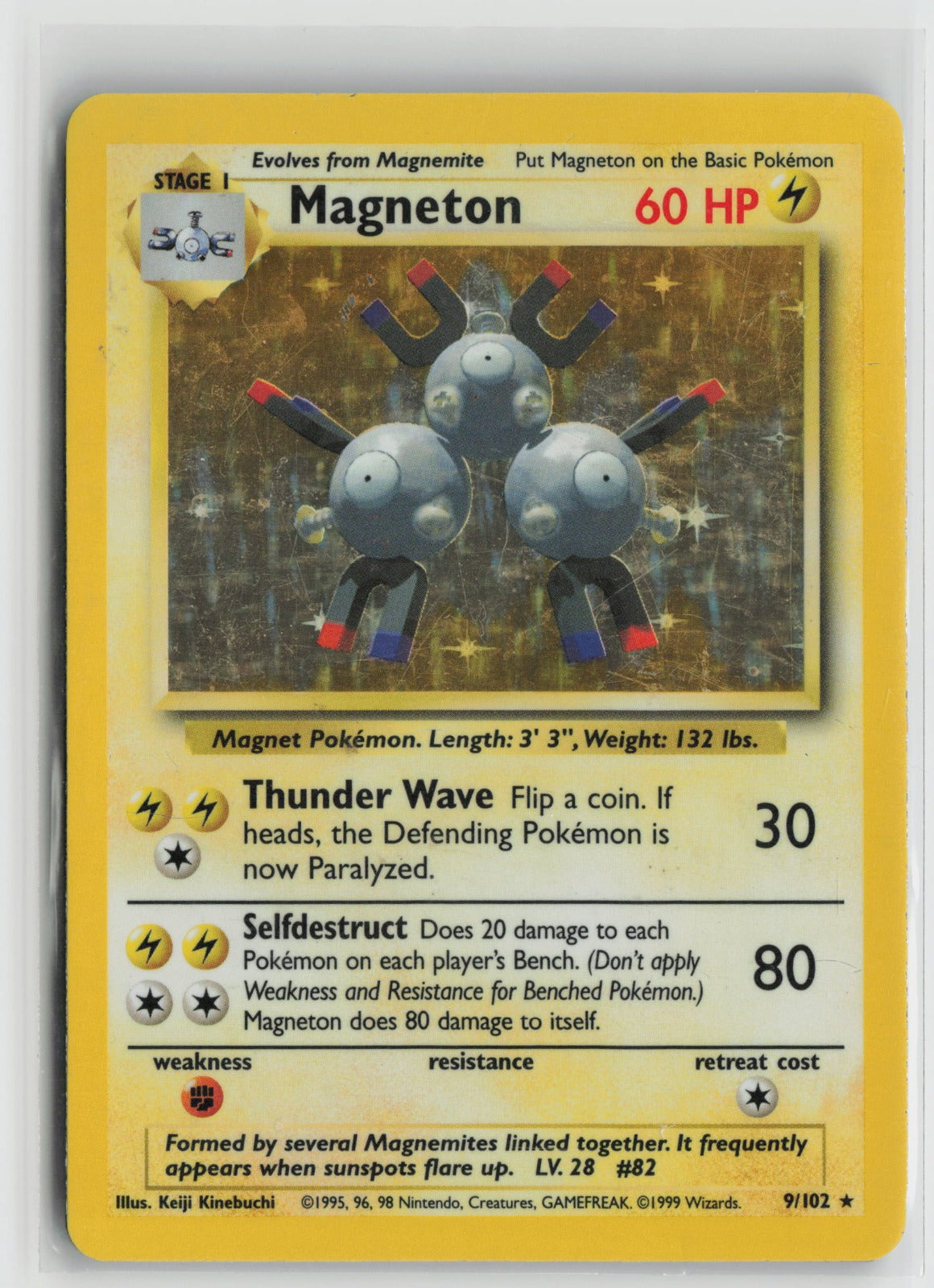 Magneton Holo Rare BS 009/102 MP