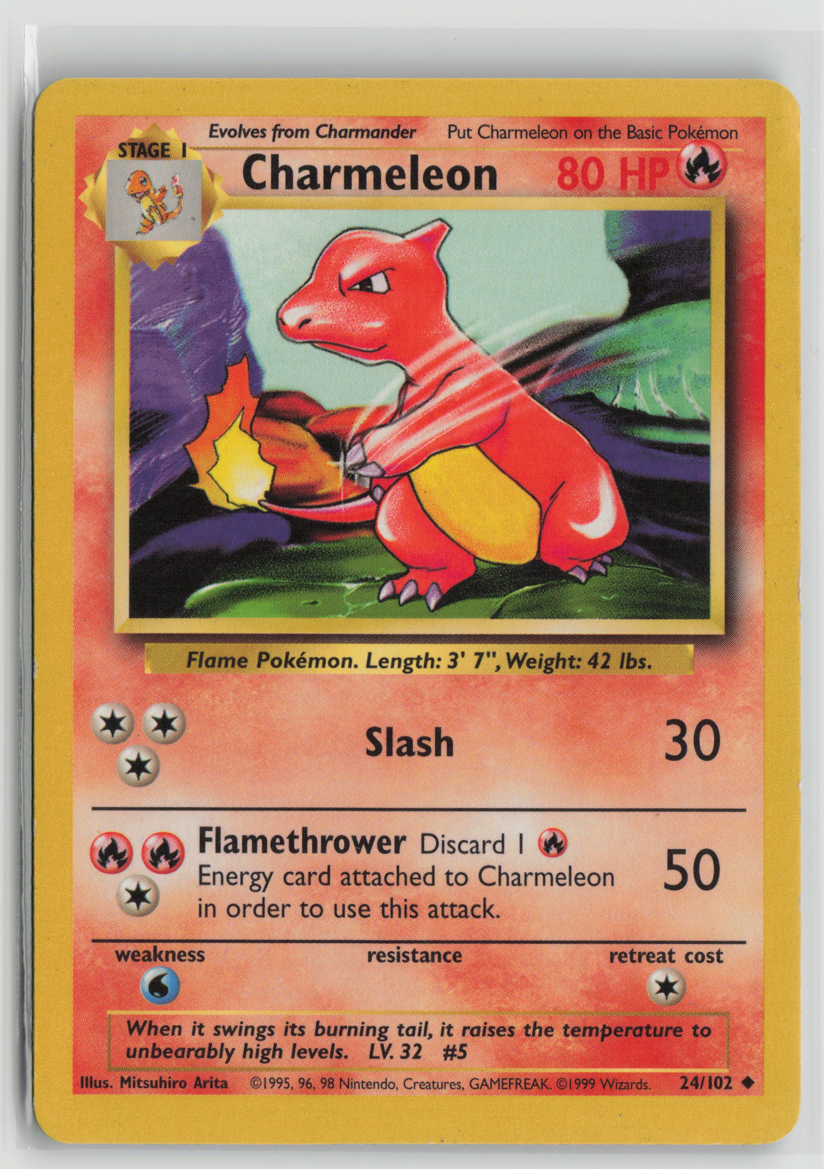 Charmeleon Uncommon Normal BS 024/102 MP