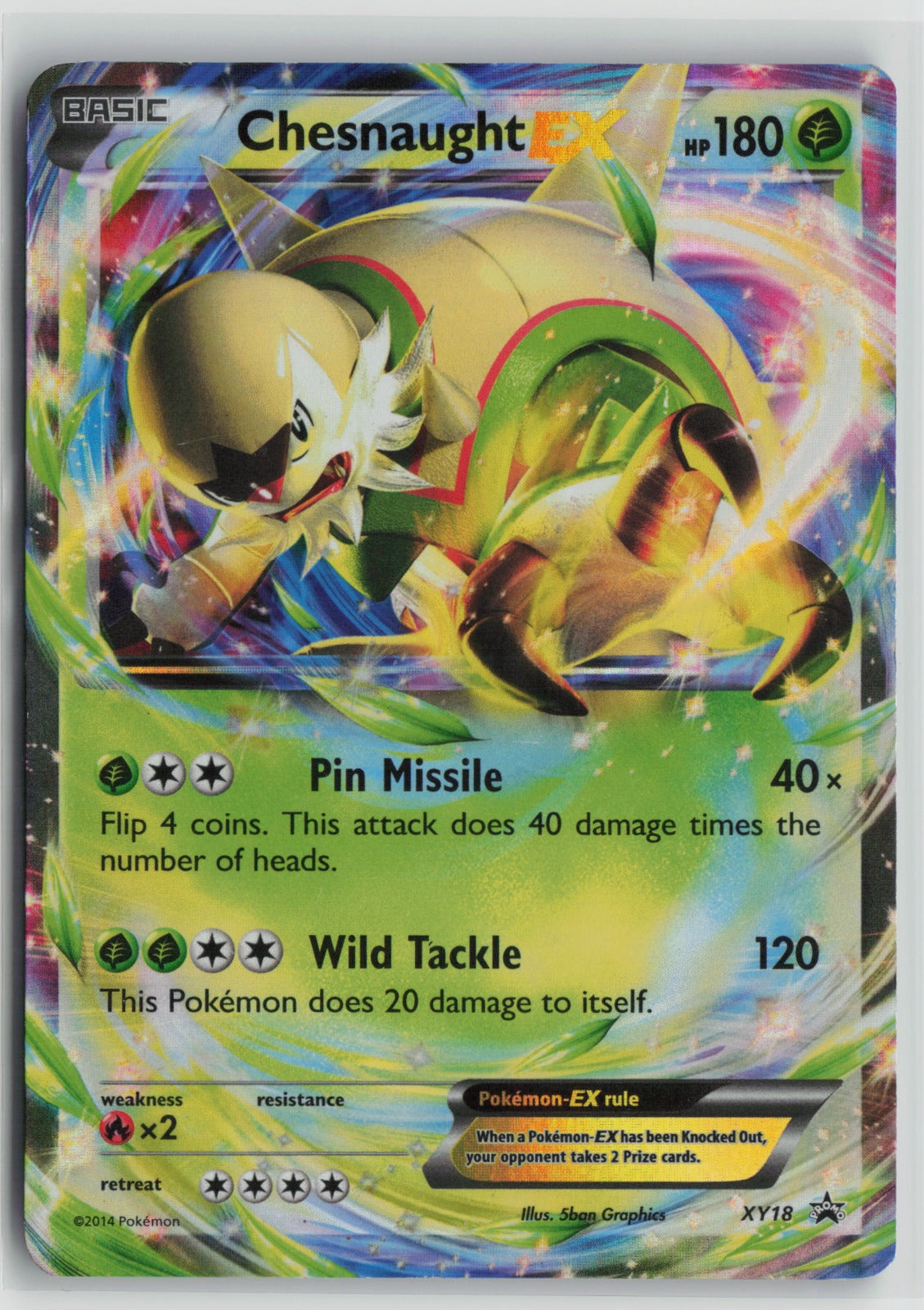 Chesnaught EX - Promo Holo PR XY18 MP