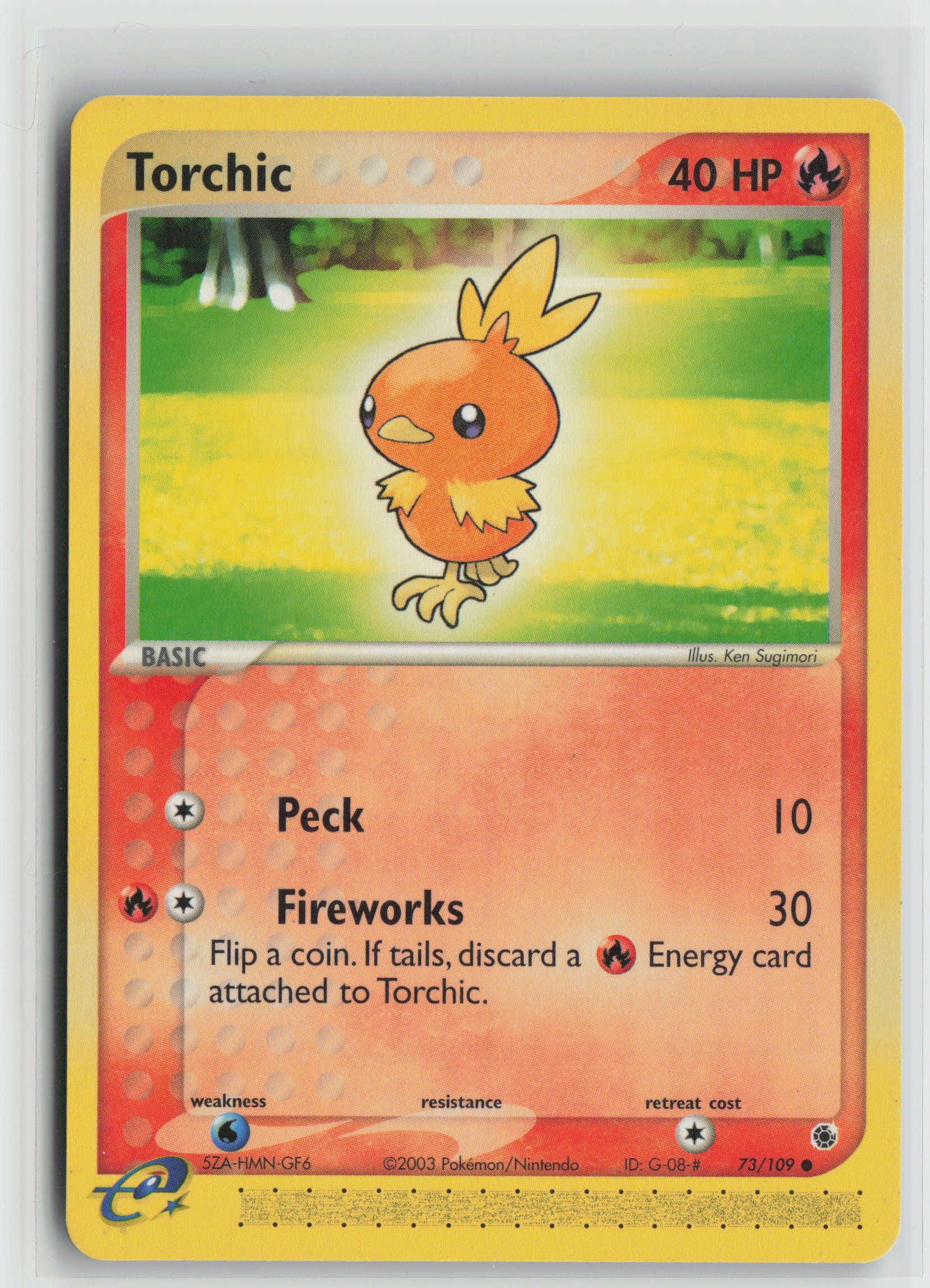 Torchic - Common Ruby and Sapphire 73/109 NM
